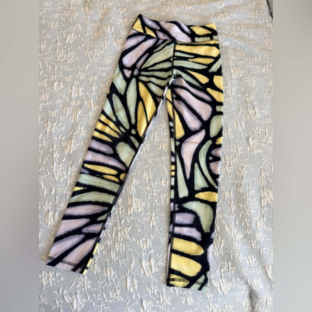 DSG Kids Leggings in Yellow, Pastel Green, and Black